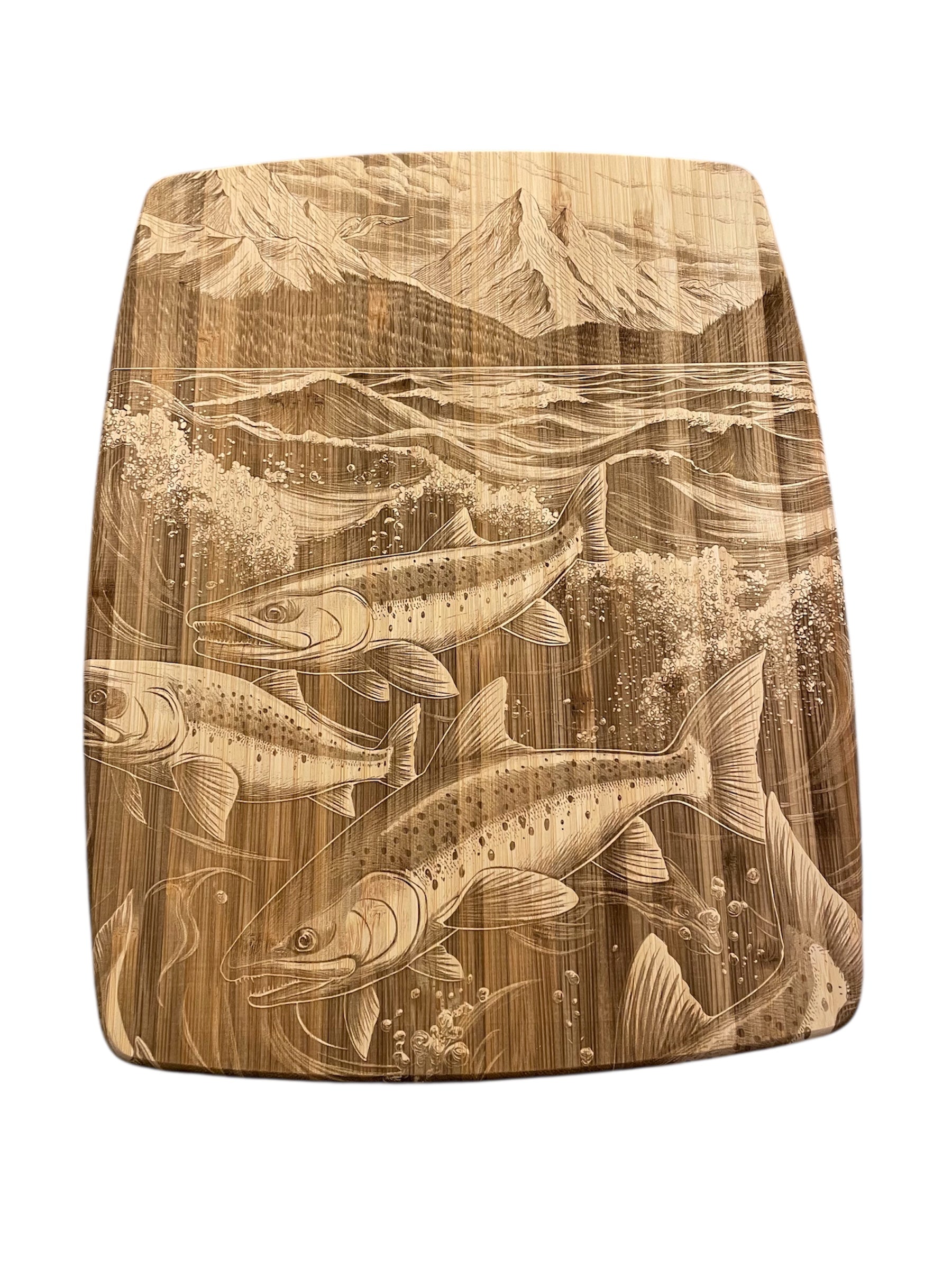 Salmon Cutting Board